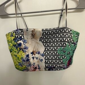 Clover Canyon Statute Multicolor Bandeau Cropped Top